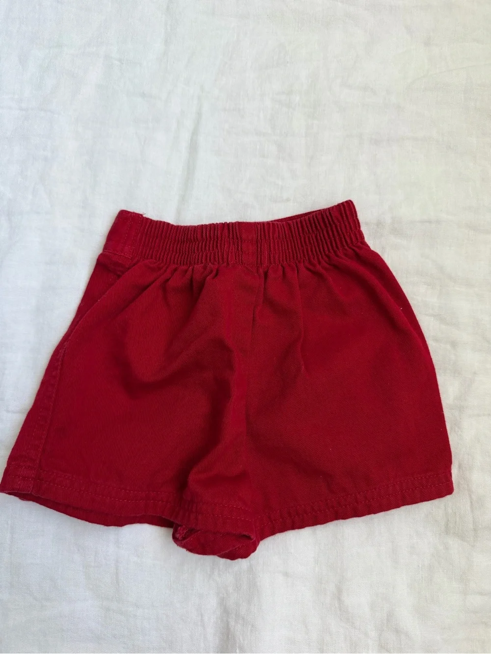 Ralph Lauren Red Girls' Skort with Navy Polo Pony Embroidery